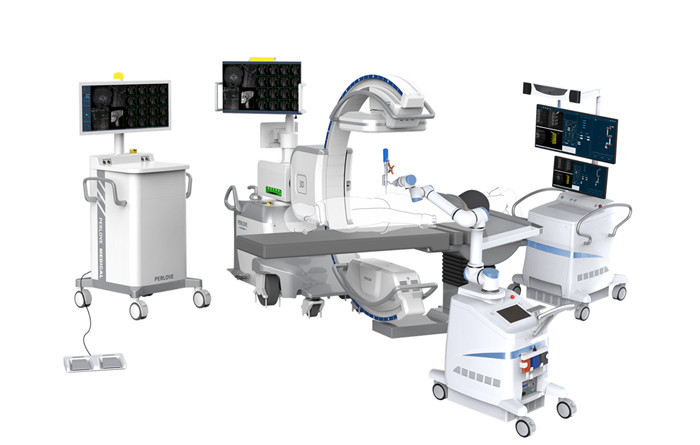骨科手術(shù)機(jī)器人搭配3D C形臂